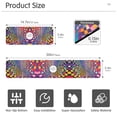 thumbnail image 3 of Yayeee Faucet Mat for Kitchen Sink 30" Diatomite Long Splash Guard Pad, Colorful Wavy Plaid, 3 of 7