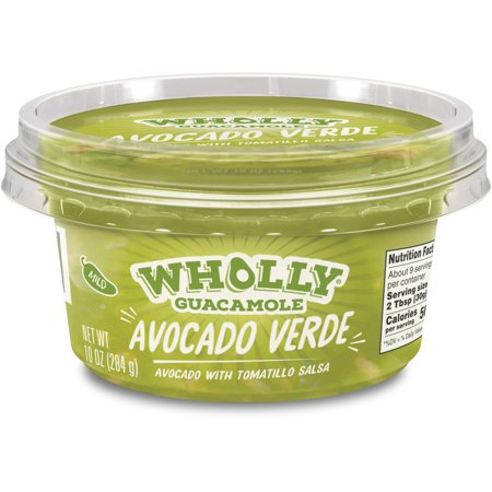 Wholly Guacamole Avocado Verde Salsa, 10 Oz Bowl