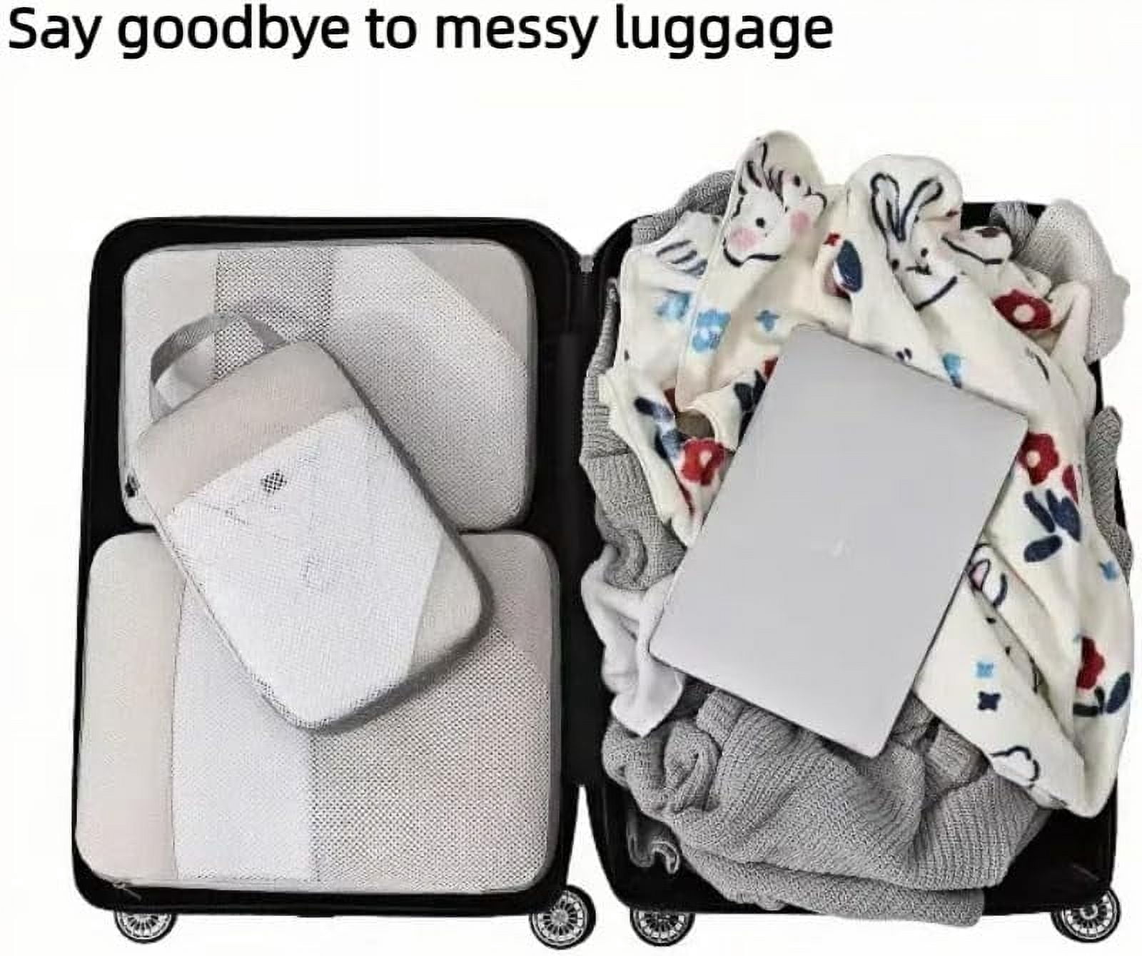 3-Piece Packing Cube Set – Lightweight, Water-Resistant & Space-Saving Travel Organizers for Luggage & Backpacks