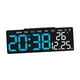 thumbnail image 3 of Reloj despertador digital LED Reloj digital Reloj de escritorio eléctrico Multifuncional para Concha negra, 3 of 9