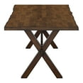 thumbnail image 3 of Furniture of America Arpe X-Cross Leg Coffee Table, Walnut, 3 of 8