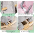 thumbnail image 6 of HMYG Elephant Rocking Chair,Rocker Toy, 6 of 8