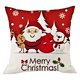 thumbnail image 2 of Funda de cojín de Navidad de Navidad Funda de almohada Decoración de sofá de algodón para el hogar TUNC Sencillez, 2 of 3