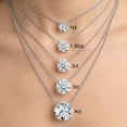 thumbnail image 6 of Pompeii 3Ct  Solitaire Round Cut Diamond Pendant 14k Yellow Gold Necklace Lab Grown, 6 of 6