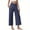 Navy, variant on Xuniizn Womens Yoga Pants Wide Leg Casual Solid Elastic High Waist Cropped Workout Pants Plus Size Soft Comfy Outdoor Running Joggers Sweatpants, S-3XL