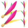 thumbnail image 4 of SHISUYAN 6pcs Long Hair Shuttlecock With High Elastic Rubber Head For Outdoor Fun Replacement Birdies Shuttlecocks For Children Adults, 4 of 9