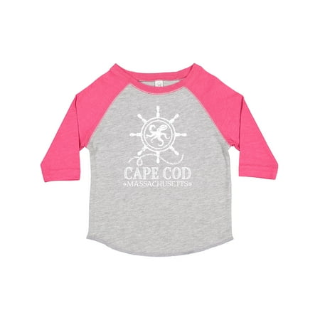 

Inktastic Cape Cod Massachusetts Nautical Gift Toddler Boy or Toddler Girl T-Shirt
