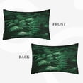 thumbnail image 2 of Pofeuu Ferns Leave Green Foliage Print Polyester Microfiber Plush Pillowcases, Super Soft and Cozy Pillow Case Covers with Envelop Closure（Pillow core not included）-16"x24", 2 of 6