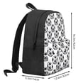 thumbnail image 3 of Zufioo Happy Soccer Pattern Adult Backpack,Wear-resistant and Breathable Multi-pocket Backpack, Suitable for Travel, Business and Outdoor Activities, 3 of 9