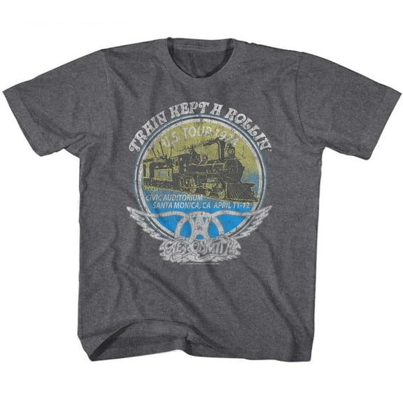 Aerosmith Rollin Vintage Smoke Toddler T-Shirt