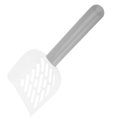 thumbnail image 3 of Cat Litter Scoop, Plastic  Cat Poop Shovel Household with Hidden Hook for Cat Poop Gray, 3 of 7
