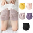 thumbnail image 3 of Jesscasday 5 Pairs Women Summer Toe Topper Liner Half Socks Solid Candy Color Seamless Non-Skid High Heels Invisible Forefoot Cover, 3 of 20