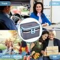 thumbnail image 4 of Electric Lunch Box Food Heater for Work, 100W Heated Lunch Box for Adults, Portable Food Warmer with 2 Packs Stainless Steel Containers for Car, Office, School with Carry Bag 12V-24V 110V, 4 of 10