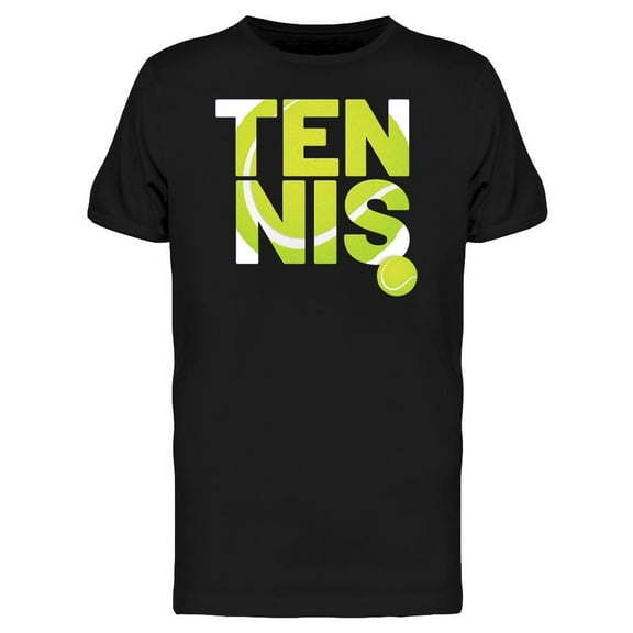 Smartprints Mens Graphic Tee - Tennis, Love To Play - Regular Fit 100% Cotton