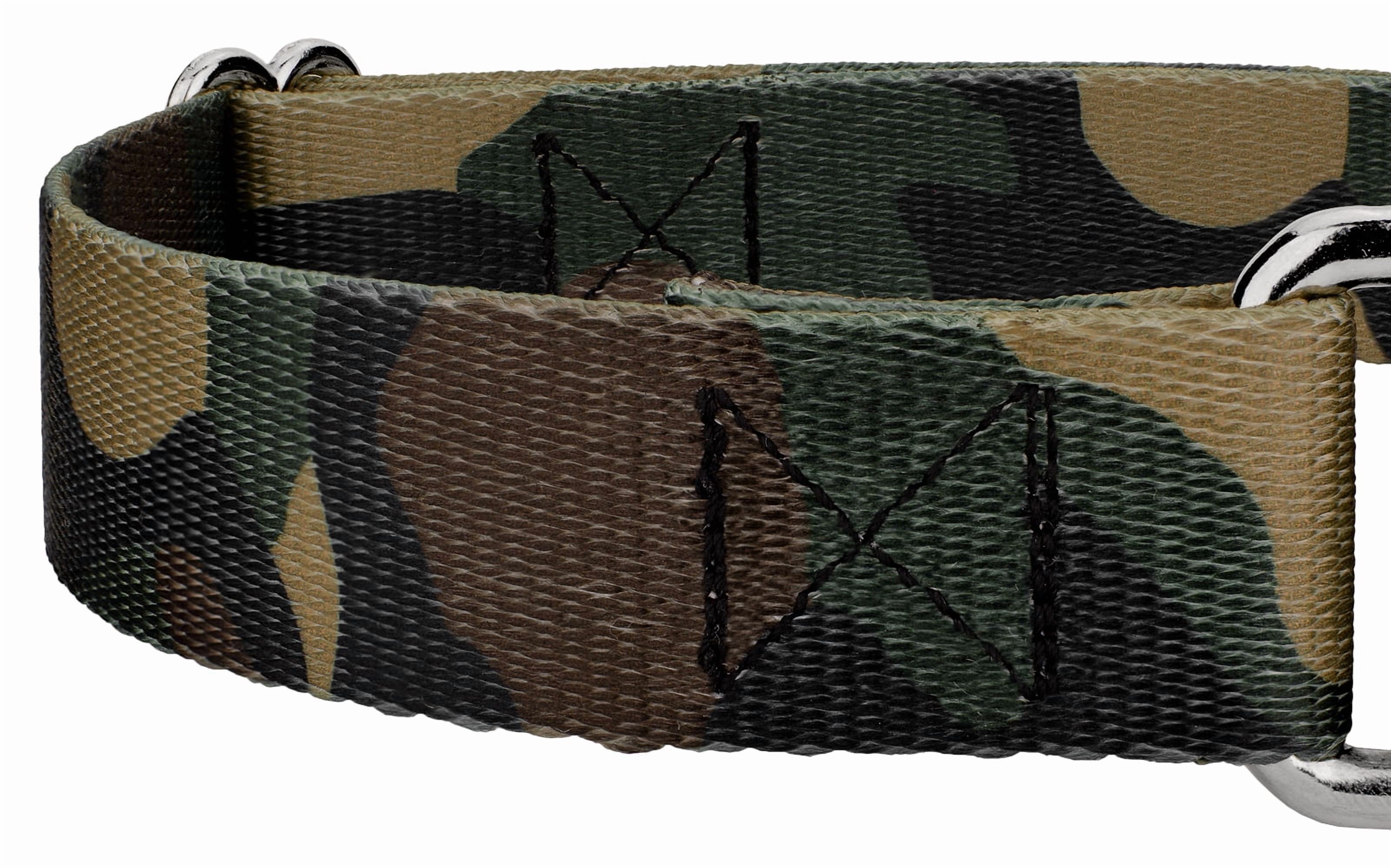Country Brook Petz® Woodland Camo Martingale Dog Collar and Leash, Small