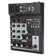 thumbnail image 4 of FLAMEEN BT Mixing Console Convenient To Use Durable Metal Material Audio Mixer Lightweight Business For Home Karaoke Home Webcast, 4 of 8