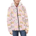 thumbnail image 3 of chaqlin Cartoon Cat Hoodies for Girls 11-13 Cute Full Zip Hoodie Sweatshirt Casual Long Sleeve Jacket Kids Zipper Sport Coat with Pocket Fall Teens Clothes, 3 of 6