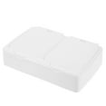 thumbnail image 3 of Niceauty 1Set Portable Travel Cotton Swab Holder Plastic White Dustproof for Travel, 3 of 8