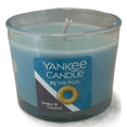 thumbnail image 3 of Yankee Candle Signature Votive Mini Candle Jar, By The Pool (Amber & Coconut) Scent, Natural Soy Wax Blend Candle with Natural Fiber Wick, 1.3 OZ Glass Jar (Pack of 2), 3 of 3