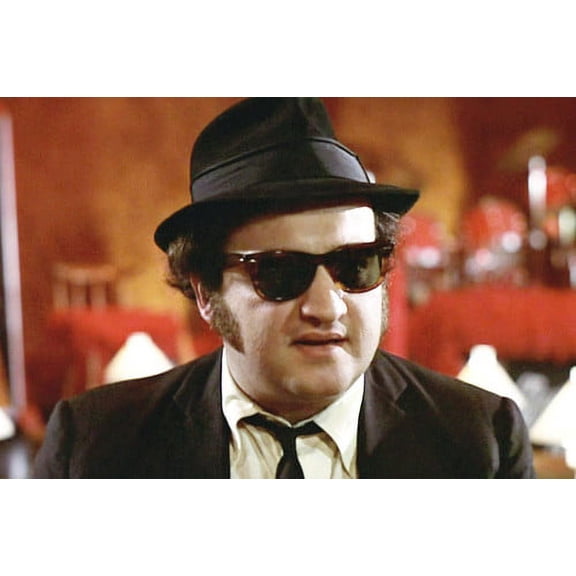 John Belushi in The Blues Brothers in hat and sunglasses 24x36 Poster