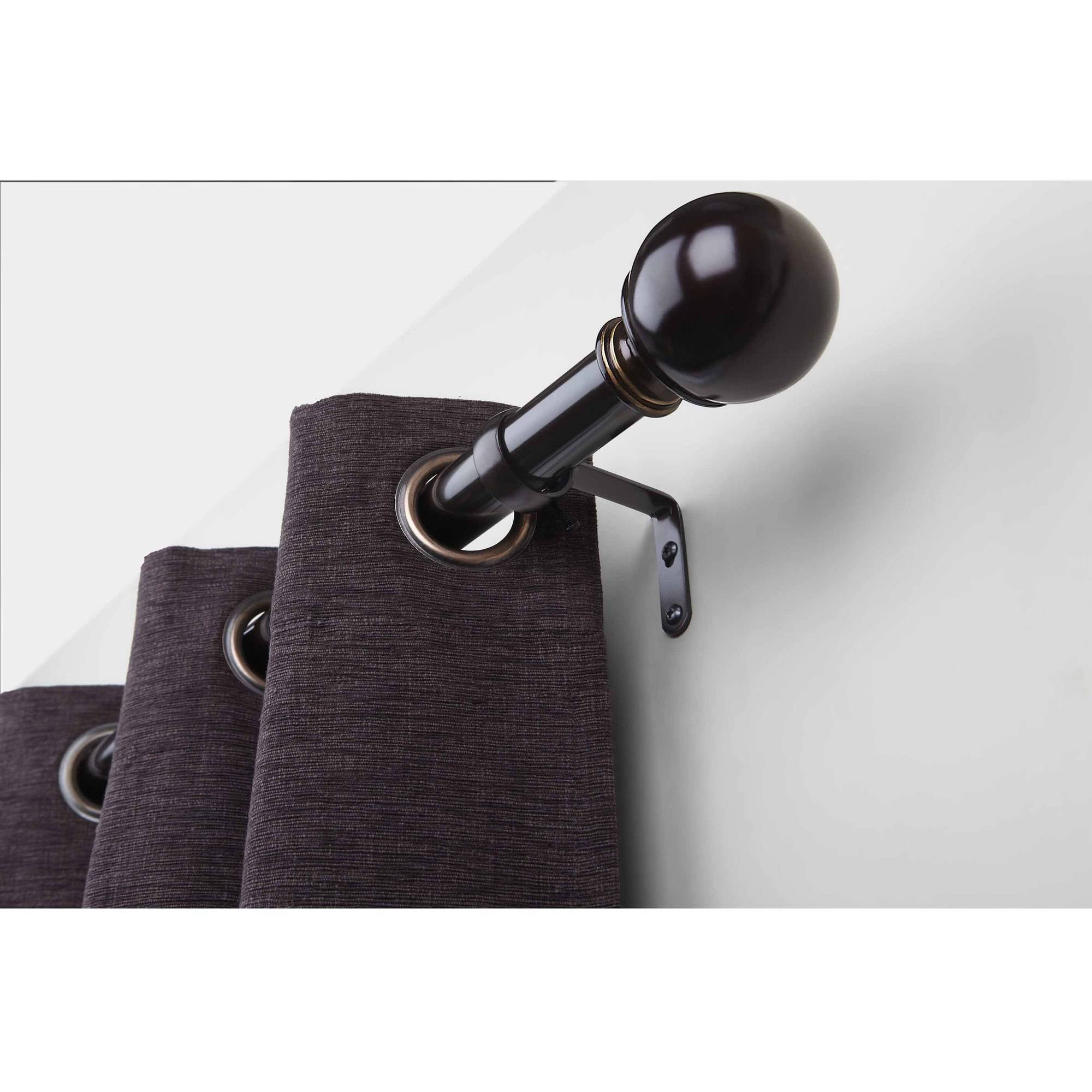 Better Homes & Gardens 1" Oil Rubbed Bronze Single Curtain Rod, 36-66", Bronze - image 3 of 3