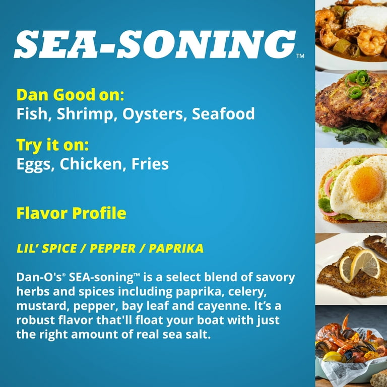 Dan-O's SEA-soning™ Seasoning All-Purpose Seafood Fish