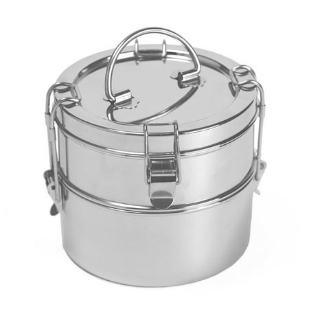 To-Go Ware Lunch Box, 2Tier, Stnls St; each: 1 - CT