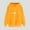 Yellow, variant on EchfiProm Sweatshirts for Women Heart Gray Hooded Crew Neck Casual Hoodie Soft Long Sleeve Sweatshirt M