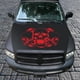 thumbnail image 3 of 39x60cm Triple Skull Head Car Sticker Calcomanía gráfica para capó de automóvil (Rojo) Ndcxsfigh Accesorios para autos y motos, 3 of 6