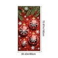 thumbnail image 3 of Christmas Door Cover Decoration Santa Claus Front Door Cover Xmas Hanging Banner Santa Background for Home Holiday Christmas Decoration, E, 3 of 6