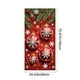 thumbnail image 3 of Hogar y cocina, Decoración del hogar, Decoración navideña, Cubierta de puerta navideña de 35 x 71 pulgadas - Patrón de Papá Noel - Decoración de puerta para el día de Navidad - Decoración para fiestas, 3 of 6