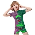thumbnail image 4 of Suicide Squad Boys 2-Piece Swimsuit Set, Short Sleeve Rash Guard & Swim Trunks, 4 of 7