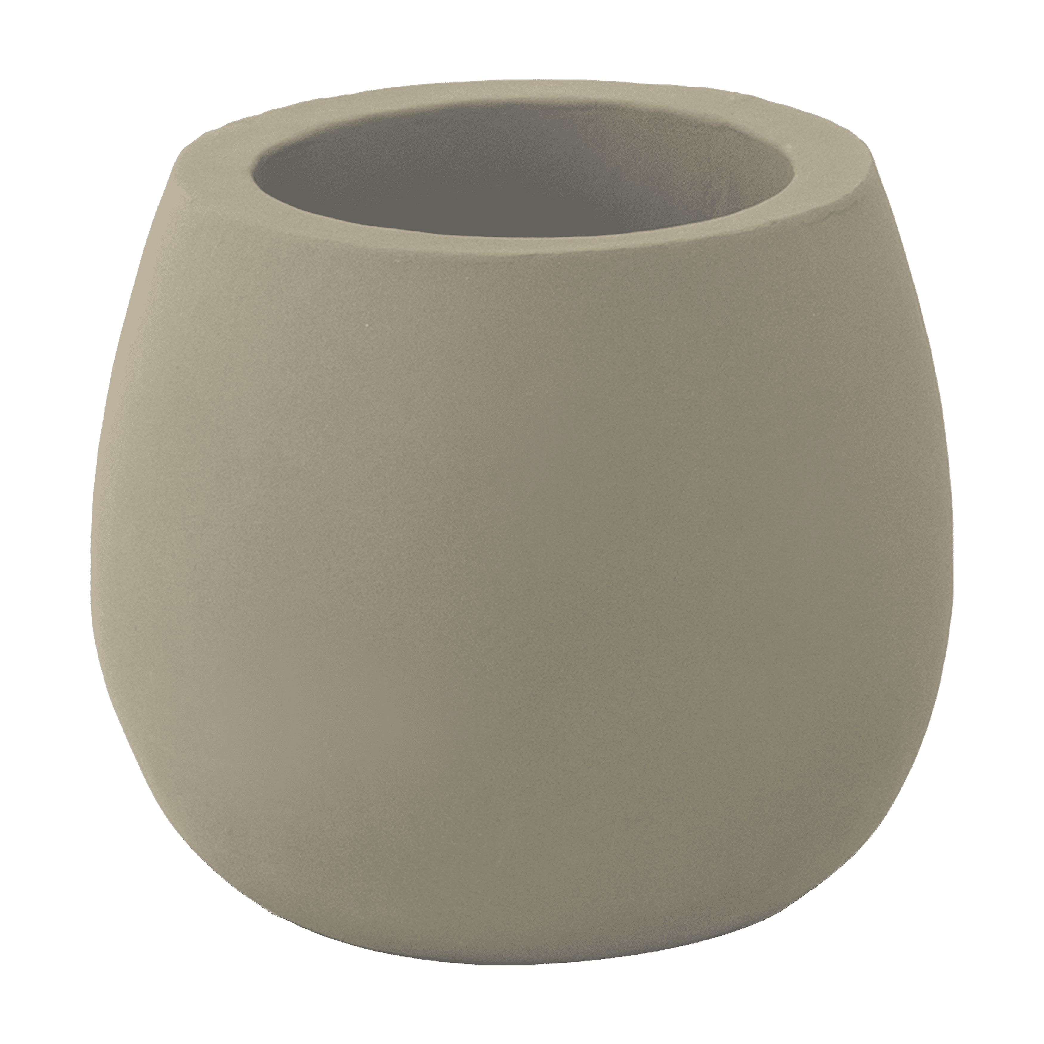 Fab Habitat Beryl Handmade Round Metal Planters in Verde / Sage Green with Drainage Holes