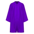 thumbnail image 3 of renvena Robe de Collation des Grades pour Enfants avec Pompon Uniforme Scolaire Violet 21, 3 of 6