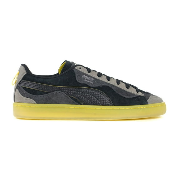 PUMA Men's Suede Trippy Scuderia Ferrari Black/Speed Yellow Sneakers 30849201<span> - </span>10