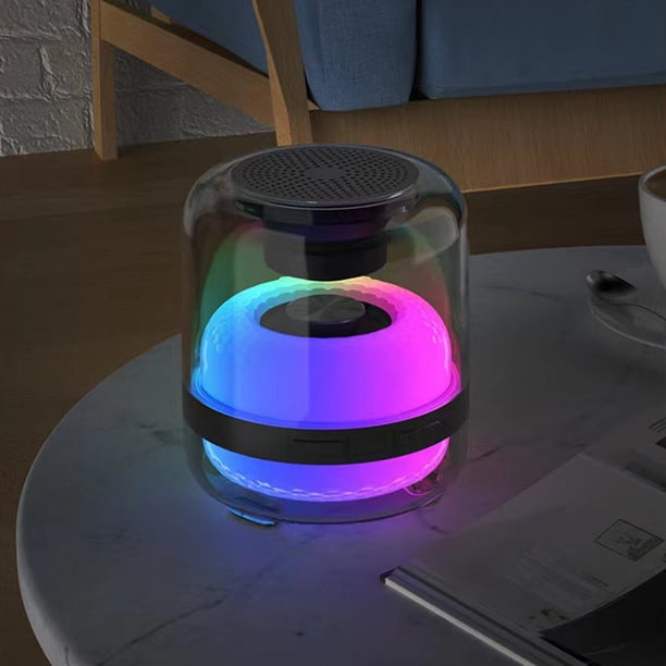 Altavoz Bluetooth, Altavoz Portátil Inalámbrico Con Luz De Fiesta RGB, IPX7