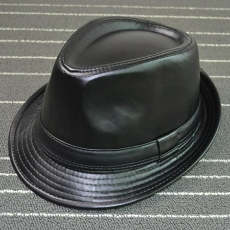Fancyleo Winter Classic PU Leather Sir Hat Men To Restore Ancient Ways Keep Warm And (Best Way To Keep Pee Warm For A Drug Test)