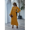 thumbnail image 4 of Fashion Soft Elegant Smocked Chest Summer Chiffon Dress, 4 of 4