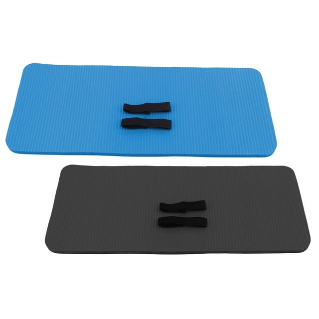 Rodillera para Yoga, Cojín, Almohadilla para Ejercicio, Cómoda Estera para azul y negro