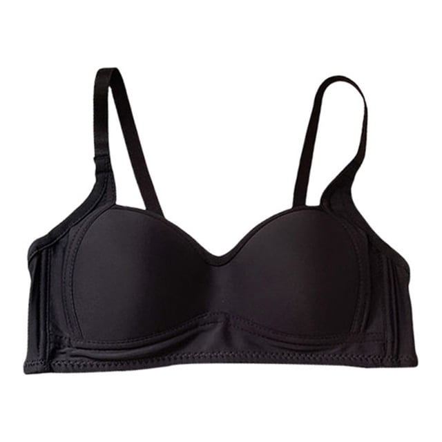 Underwear Thin Breathable Removable Double Shoulder Straps After Three Of Buckle Gathered Without Ring Bust Type Bra