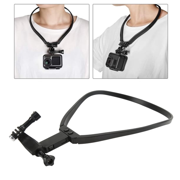 Soporte De Montaje Para Cuello, Soporte Retráctil Para Collar De Selfie Para Cámara De Acción, Accesorios Para Grabación De Vídeo De Teléfono Móvil