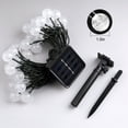 thumbnail image 6 of LINLIN Solar Crystal Ball String Lights,Waterproof LED Bubble Globe Solar Fairy Lights 8 Mode Ball String Lights for Bistro Garden Yard Home Party Wedding Christmas Decoration, 6 of 6