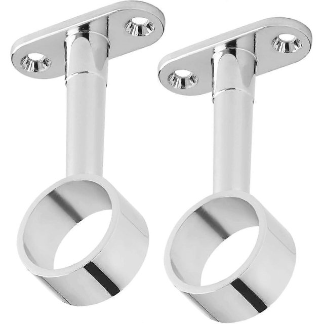 2pieces Wardrobe Rod Central Support For Round Wardrobe Tubes 25 Mm Wardrobe Rod Support Wardrobe Tube Support