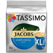 TASSIMO: Jacobs Cafe Crema Mild XL -Coffee Pods -16 pods-