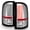 Chrome Housing, variant on AKKON - For Black Smoke 07-13 Silverado Pickup Full LED Tail Lights Brake Lamp Replacement Driver And Passenger