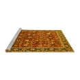 thumbnail image 2 of Ahgly Company Machine Washable Indoor Rectangle Oriental Yellow Industrial Area Rugs, 8' x 10', 2 of 4