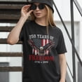 thumbnail image 4 of USA Independence Patriotic Shirt, 250 Years America Eagle Flag T-Shirt, 4 of 6