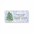 thumbnail image 2 of Winter Watercolor Christmas Trees Holiday Sheeted Return Address Labels, 2 of 4