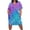 Purple summer dress for women, variant on up to 60% off Gifts Summer Dresses for Women Fashion Plus Size Pocket Swing Tunic Knee-Length Dresses Short Sleeve V-Neck Tie-Dye Print Midi 2023 Casual Dress Multicolor xxxl Under $5