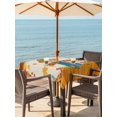 thumbnail image 2 of Outdoor Tablecloth with Umbrella Hole and Zipper, Fall Straw Man Square Table Cloth 54x54 Inch Waterproof Tablecloth, Thanksgiving Pumpkins Autumn Leaf Vintage Picnic Table Cover for Patio Camping, 2 of 7